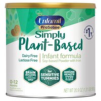 Enfamil ProSobee Simply Plant-Based Infant Formula Soy-Based Powder with Iron, 0-12 Months, 20.9 oz, 22 Ounce