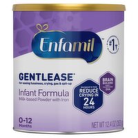 Enfamil Gentlease Milk-Based Powder with Iron Infant Formula, 12.4 oz, 12.4 Ounce