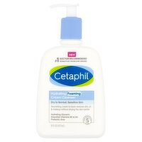 Cetaphil Hydrating Foaming Cream Cleanser, 16 fl oz