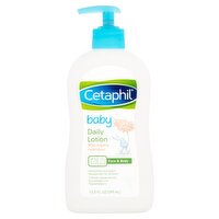 Cetaphil Baby Face & Body Daily Lotion, 13.5 fl oz