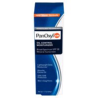 PanOxyl AM Broad Spectrum Oil Control Mineral Sunscreen Moisturizer, SPF 30, 1.7 oz, 1.7 Ounce