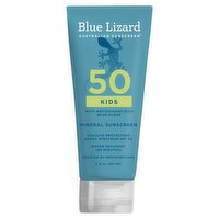 Blue Lizard Kids UVA/UVB Protection Broad Spectrum Mineral Sunscreen, SPF 50, 3 fl oz