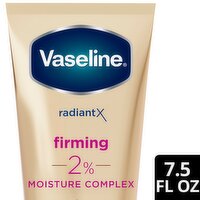 Vaseline Radiant X Firming 2% Moisture Complex Silky Body Lotion, 7.5 fl oz