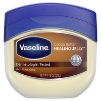 Vaseline Healing Jelly Cocoa Butter Rich Moisturizing Petroleum, 7.5 oz, 7.5 Ounce