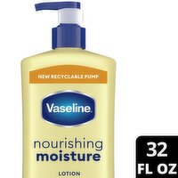 Vaseline Intensive Care Nourishing Moisture Lotion, 32 fl oz