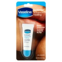 Vaseline Lip Therapy Advanced Healing Skin Protectant Lip Balm, 0.35 oz