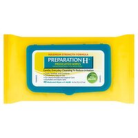 Preparation H Maximum Strength Formula Medicated Wipes, 48 count, 48 Each