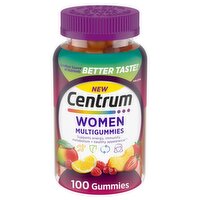 Centrum MultiGummies Gummy Multivitamin for Women, Multivitamin/Multimineral Supplement - 100 Count