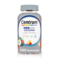 Centrum Men 50+ Assorted Natural Fruit Flavors Multivitamin/Multimineral Supplement, 140 count