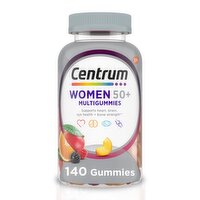 Centrum Assorted Natural Fruit Flavors Women 50+ Multivitamin/Multimineral Supplement, 140 count
