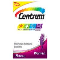 Centrum Multivitamin for Women, Multivitamin/Multimineral Supplement with Iron - 120 Count