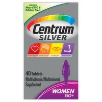 Centrum Silver Multivitamin for Women 50 Plus, Multivitamin/Multimineral Supplement - 40 Count