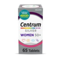 Centrum Silver Multivitamin for Women 50 Plus, Multivitamin/Multimineral Supplement - 65 Count