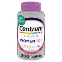Centrum Silver Multivitamin for Women, Multivitamin/Multimineral Supplement - 200 Count