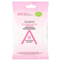 Almay Biodegradable Micellar Makeup Remover Cleansing Towelettes, 25 count