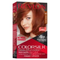 Revlon ColorSilk Beautiful Color 42 Medium Auburn Permanent Hair Color, 1 count