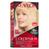 Revlon ColorSilk Beautiful Color 03 Ultra Light Sun Blonde Permanent Hair Color, 1 count