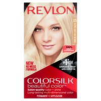 Revlon ColorSilk Beautiful Color 05 Ultra Light Ash Blonde Permanent Haircolor, 1 application