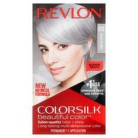 Revlon ColorSilk Beautiful Color 82B Silver Blonde Permanent Haircolor, 1 application