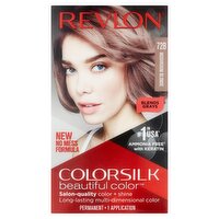 Revlon ColorSilk Beautiful Color 72B Mushroom Blonde Permanent Haircolor, 1 application