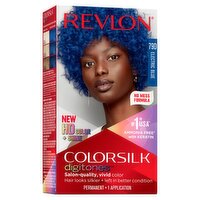 Revlon ColorSilk Digitones 79D Electric Blue Permanent Haircolor, 1 application