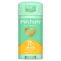 Mitchum Ultimate 72H Odor Protection Pure Fresh Solid Antiperspirant & Deodorant, 2.7 oz