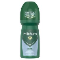 Mitchum Men Unscented Roll-On Antiperspirant & Deodorant, 3.4 fl oz, 3 Fluid ounce