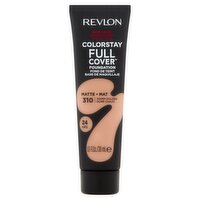 Revlon ColorStay Full Cover Matte 310 Warm Golden Foundation, 1.0 fl oz