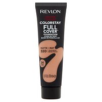 Revlon ColorStay Full Cover Matte 320 True Beige Foundation, 1.0 fl oz