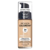 Revlon ColorStay Natural Finish 150 Buff Broad Spectrum Makeup, SPF 20, 1.0 fl oz