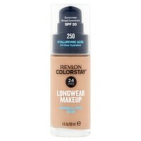 Revlon ColorStay 250 Fresh Beige Longwear Sunscreen Broad Spectrum Makeup, SPF 20, 1 fl oz