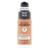 Revlon ColorStay 320 True Beige Natural Finish Broad Spectrum Makeup, SPF 20, 1.0 fl oz