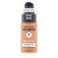 Revlon ColorStay 320 True Beige Natural Finish Broad Spectrum Makeup, SPF 20, 1.0 fl oz