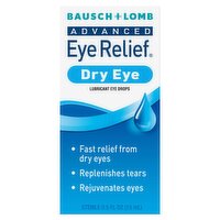 Bausch + Lomb Advanced Eye Relief Dry Eye Lubricant Eye Drops, 0.5 fl oz