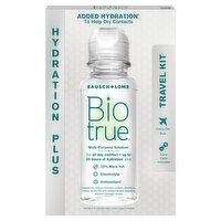 Bausch + Lomb Biotrue Hydration Plus Multi-Purpose Solution Travel Kit, 2 fl oz