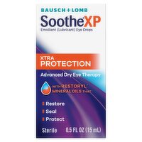 Bausch + Lomb Soothe XP Xtra Protection Emollient (Lubricant) Eye Drops, 0.5 fl oz