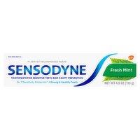 Sensodyne Fresh Mint Toothpaste, 4.0 oz, 4 Ounce