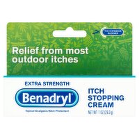 Benadryl Extra Strength Itch Stopping Cream, For Ages 2+, 1 oz