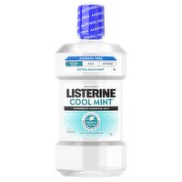 Listerine Cool Mint Alcohol Free Extra Mild Mint Mouthwash, 1 qt 1.8 fl oz