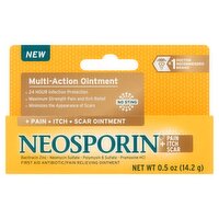 Neosporin + Pain, Itch, Scar Ointment, 0.5 oz, 0.5 Ounce