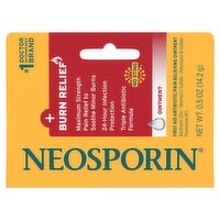 Neosporin Burn Relief First Aid Antibiotic/Pain Relieving Ointment, 0.5 oz