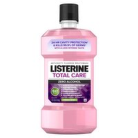 Listerine Total Care Zero Alcohol Fresh Mint Anticavity Fluoride Mouthwash, 1 qt 1.8 fl oz