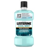 Listerine Cool Mint Zero Alcohol Mouthwash, 1.05 pt