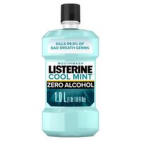 Listerine Cool Mint Zero Alcohol Mouthwash, 1.8 fl oz