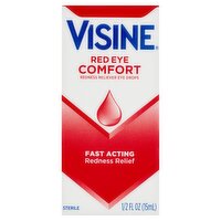 Visine Red Eye Comfort Redness Reliever Eye Drops, 0.5 Fl. Oz