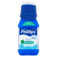 Phillips' Saline Laxative Fresh Mint Milk of Magnesia, 12 fl oz, 12 Fluid ounce