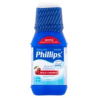 Phillips' Saline Laxative Wild Cherry Milk of Magnesia, 12 oz, 12 Fluid ounce