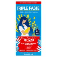 Triple Paste Skin Protectant Diaper Rash Relief, 2 oz