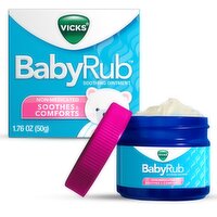 Vicks BabyRub, Chest Rub Ointment with Soothing Aloe, Eucalyptus, Lavender, and Rosemary, from The 
