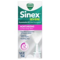 Vicks Sinex Severe Moisturizing Ultra Fine Mist, 1/2 fl oz